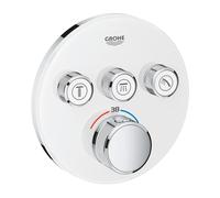 miscelatore termostatico Grohe Grohtherm SmartControl per doccia a 3 vie, bianco cromo - 29904LS0
