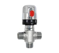 Miscelatore termostatico in ottone for scaldabagno solare, deviatore for doccia, regolazione della temperatura di miscelazione, miscelatore for bagno