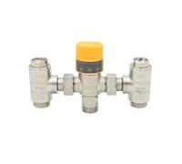 MISCELATORE TERMOSTATICO P/PANNELLI SOLARI CON 2 VALVOLE ECO 3/4"
