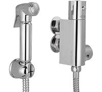 Miscelatore Termostatico Per Bidet Doccia Cromato A Parete Per Bagno WC Bidet Miscelatore Spray Kit Spruzzatore WC Bidet Soffione Doccia Per Animali Domestici, Bagno O Toilette