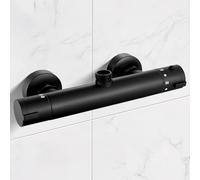 Miscelatore termostatico per doccia con uscita superiore G3/4, valvola termostatica in ottone, rubinetto antiscottatura, miscelatore per acqua calda e fredda, controllo costante della temperatura per