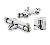 Kuchinox Mer Rouge rubinetto per vasca e doccia a parete con termostato cromo BKG01TD