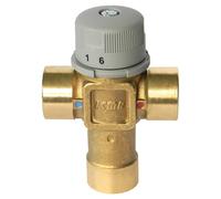 MISCELATORE TERMOSTATICO REGOLABILE ATTACCHI 3/4" FEMMINA Icma