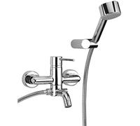 Miscelatore vasca esterno con kit doccia orientabile