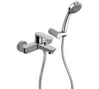Miscelatore vasca esterno con kit doccia orientabile Paini Nove 09CR105