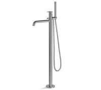 Miscelatore vasca freestanding acciaio inox Vema TIBER STEEL V17195 Satinato