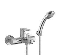 Miscelatore vasca Paffoni Green in ottone cromo con kit doccia