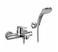 Miscelatore vasca Paffoni Sly in ottone cromo con kit doccia