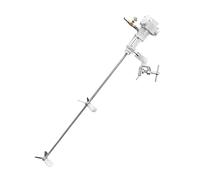 Miscelatore verticale da 25 galloni, con asta di agitazione e girante in acciaio inossidabile da 1 m, agitatore for secchio for impieghi gravosi da 1/4 HP, for miscelazione di vernici, uso industriale