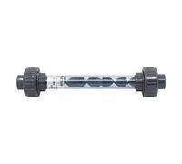 Miscelatori statici per liquidi gas trattamento acqua ozono SK miscelatore statico in linea pvc plastica trasparente incollaggio