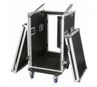 Mischercase Flightcase L-Rack Combirack Combicase 16/14 HE