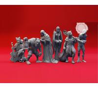 Mischlingsvolk Miniatura Set Humanoide Ibrido Figura per Ttrpg's Come D 5e