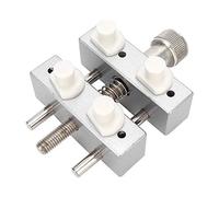 MISDBOUBM Apriporta per cassa di orologio regolabile, strumento per orologiai per una rimozione della parte posteriore, supporto di riparazione antiscivolo con pulsante girevole per l