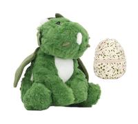 MISDBOUBM Dinosaur Egg Plush Toy, Dinosaur Stuffed Animal with Removable Green Dino Inside, Soft Surprise Egg for Kids, Full Filled Cuddly Plush Doll for Bedtime and Room Decor