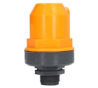 MISDBOUBM DN25 Inlet Exhaust Valve, Automatic Irrigation Inlet Valve, Large Flow Pneumatic DC Channel Design with G1 External Thread for Garden Irrigation Systems, Made of Durable ABS Materi