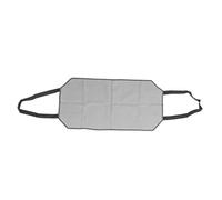 MISDBOUBM Grande borsa in tela per trasporto legna da ardere, robusta e resistente all’usura con doppie cinghie, pieghevole, ideale per il camino interno, il campeggio, il giardinaggio e (Grigio)