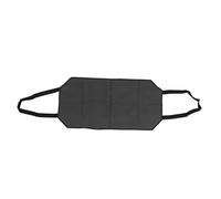MISDBOUBM Grande borsa in tela per trasporto legna da ardere, robusta e resistente all’usura con doppie cinghie, pieghevole, ideale per il camino interno, il campeggio, il giardinaggio e (Nera)