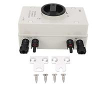 MISDBOUBM Interruttore di Isolamento fotovoltaico DC Solare 1000 V, 4 Poli, 32 A; Interruttore di disconnessione PV Impermeabile IP66; sezionatore DC a 3 Posizioni con Blocco, Montaggio a