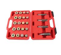 MISDBOUBM Kit di riparazione filettatura della coppa dell’olio, 64 pezzi, set di utensili per il tappo di scarico del carter e del cambio con maschi M13, M15, M17, M20 e inserti, per
