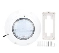 MISDBOUBM Luce Subacquea per Piscina AC12V 40W 360 LED Bianca, Luce per Piscina LED RGB, Luce riempita in Resina IP68 con Supporto a Parete, per Piscine fresche o salate, fontane, acque