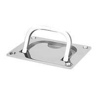 MISDBOUBM Maniglia a Filo per sportello di Coperta di imbarcazione, Maniglia di Sollevamento e trazione in Acciaio Inox 316, chiavistello Quadrato a Filo lucidato a Specchio, Resistente alla