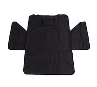 MISDBOUBM Pet Car Seat Cover Single Waterproof Layer Full Surround Dog Back Seat Extender Mat for Trucks SUV Black (147 * 105 * 43cm)