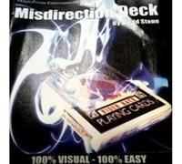 Misdirection Deck David Stone Mazzo Truccato Carte Poker Magia Close-Up Gimmick