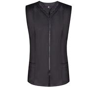 MISEMIYA - Abbigliamento Lavoro Signora Senza Maniche Bianco/Nero Uniforme Clinica Ospedale Pulizia Veterinario IGIENE OSPITALITÁ Ref-818 - XX-Large, Nero 22