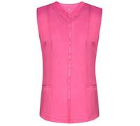MISEMIYA - Abbigliamento Lavoro Signora Senza Maniche Bianco/Nero Uniforme Clinica Ospedale Pulizia Veterinario IGIENE OSPITALITÁ Ref-818 - X-Large, Rosa 22