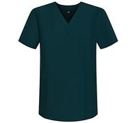 MISEMIYA - Abbigliamento Lavoro Unisex Collo Picco Maniche Corte Uniforme Clinica Ospedale Pulizia Veterinario IGIENE OSPITALITÁ - Ref.817 - X-Large, Verde 68