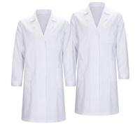 MISEMIYA Bata Medico Mujer 2-1832 Camice Lungo, Bianco, M (Pacco da 2) Donna