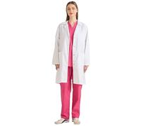 MISEMIYA - Camice Bianco da Laboratorio Donna - Camice per Laboratorio di Chimica Donna - Camice da Laboratorio Donna - Camice Medico Q8161 - XX-Large, Bianco