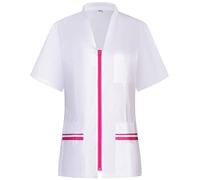 MISEMIYA - Camici Sanitari Donna - Giacche Uniformi sanitarie - Abbigliamento da Lavoro e divise712 - Medium, Rosa 22