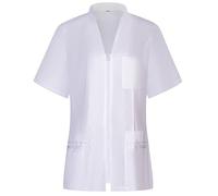 MISEMIYA - Camici Sanitari Donna - Giacche Uniformi sanitarie - Abbigliamento da Lavoro e divise712 - Medium, Bianco