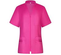 MISEMIYA - Camici Sanitari Donna - Giacche Uniformi sanitarie - Abbigliamento da Lavoro e divise712 - X-Large, Rosa