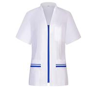 MISEMIYA - Camici Sanitari Donna - Giacche Uniformi sanitarie - Abbigliamento da Lavoro e divise712 - X-Small, Blu Reale 21