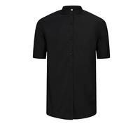 MISEMIYA - Camicia Cameriera Donna Manica Corta - Divisa OSPITALITÀ Donna - 7271B - Medium, Nero