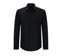 MISEMIYA - Camicia Cameriere Uomo Manica Lunga - Divisa OSPITALITÀ Uomo - 8734 - Medium, Nero