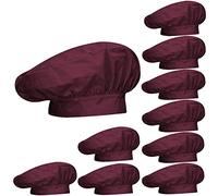 MISEMIYA - CAPPELLO FRANCESE CUCINA CUORE CUOCO CUOCO CUOCO CUOIO CAPPELLO FUNGO Ref.918 - Granato, Pack* 1 Pcs