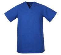 MISEMIYA Casacca Sanitaria Scollo a V Tunica Scrub Top 817, Blue Royal, L Unisex-Adulto