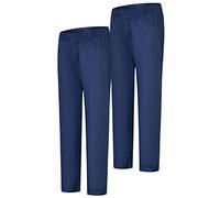 MISEMIYA - Confezione 2 Pz - Pantaloni Sanitari Unisex - Divise MEDICHE Divise SANITARIE Pantaloni da Lavoro - RIF. 8312 * 2 pz - XX-Large, Blu Navy 21