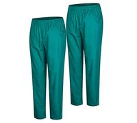 MISEMIYA - Confezione 2 Pz - Pantaloni Sanitari Unisex - Divise MEDICHE Divise SANITARIE Pantaloni da Lavoro - RIF. 8312 * 2 pz - X-Large, Verde 21