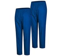 MISEMIYA - Confezione 2 Pz - Pantaloni Sanitari Unisex - Divise MEDICHE Divise SANITARIE Pantaloni da Lavoro - RIF. 8312 * 2 pz - 5XL, Blu 37 21