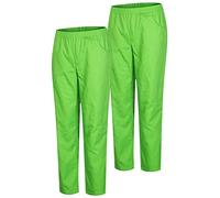 MISEMIYA - Confezione 2 Pz - Pantaloni Sanitari Unisex - Divise MEDICHE Divise SANITARIE Pantaloni da Lavoro - RIF. 8312 * 2 pz - 5XL, Mela Verde 21