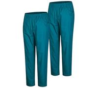 MISEMIYA - Confezione 2 Pz - Pantaloni Sanitari Unisex - Divise MEDICHE Divise SANITARIE Pantaloni da Lavoro - RIF. 8312 * 2 pz - Medium, Verde 3B 21