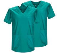 MISEMIYA - Confezione 2 Pz - Sanitari CASACA Unisex Divise SANITARIE Divise SANITARIE Divise MEDICHE - RIF. 817 * 2 - Small, Verde 21