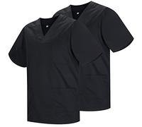 MISEMIYA - Confezione 2 Pz - Sanitari CASACA Unisex Divise SANITARIE Divise SANITARIE Divise MEDICHE - RIF. 817 * 2-3XL, Nero 21