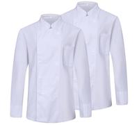 MISEMIYA - Confezione 2 unità -Veste de Chef pour Hommes - Veste de Chef pour Hommes - Uniforme d'accueil - Ref.842 - Medium, Giacca da Cuoco 842 - Bianco