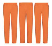 MISEMIYA Confezione 3 Pz-Pantaloni Sanitari MZ-3-8312, Arancione, XXL (Pacco da 3) Unisex-Adulto