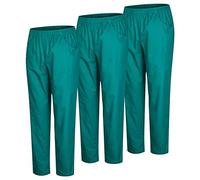 MISEMIYA - Confezione 3 Pz - Pantaloni Sanitari Unisex - Divise MEDICHE Divise SANITARIE Pantaloni da Lavoro - RIF. 8312 * 3 pz - X-Large, Verde 21